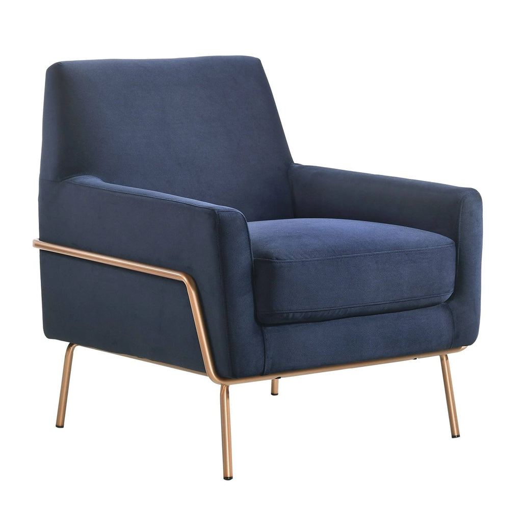Blue Accent Arm Chair N7576