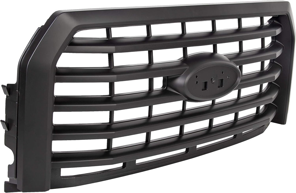 Bumper Grille Compatible with 2015-2017 Ford F150 Front Hood Five Bar Radiator I300916