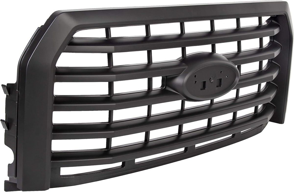 Bumper Grille Compatible with 2015-2017 Ford F150 Front Hood Five Bar Radiator I300916