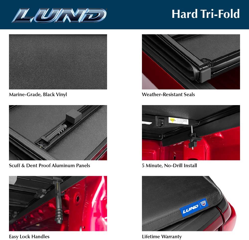 Hard Tri-Fold Truck Bed Tonneau Cover O2312
