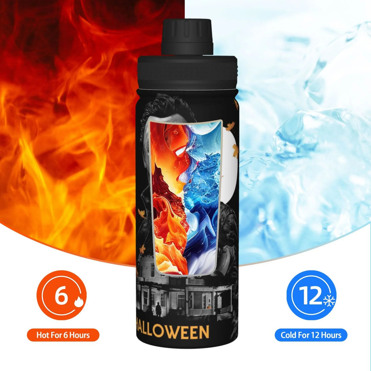 Insulated Stainless Steel Water Bottle 18OZ X743