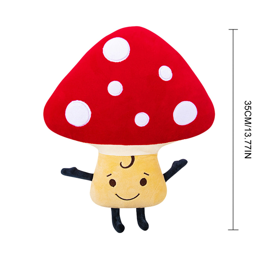 Plush Mushroom Throw Pillow Stuffed Dolls Toys B835