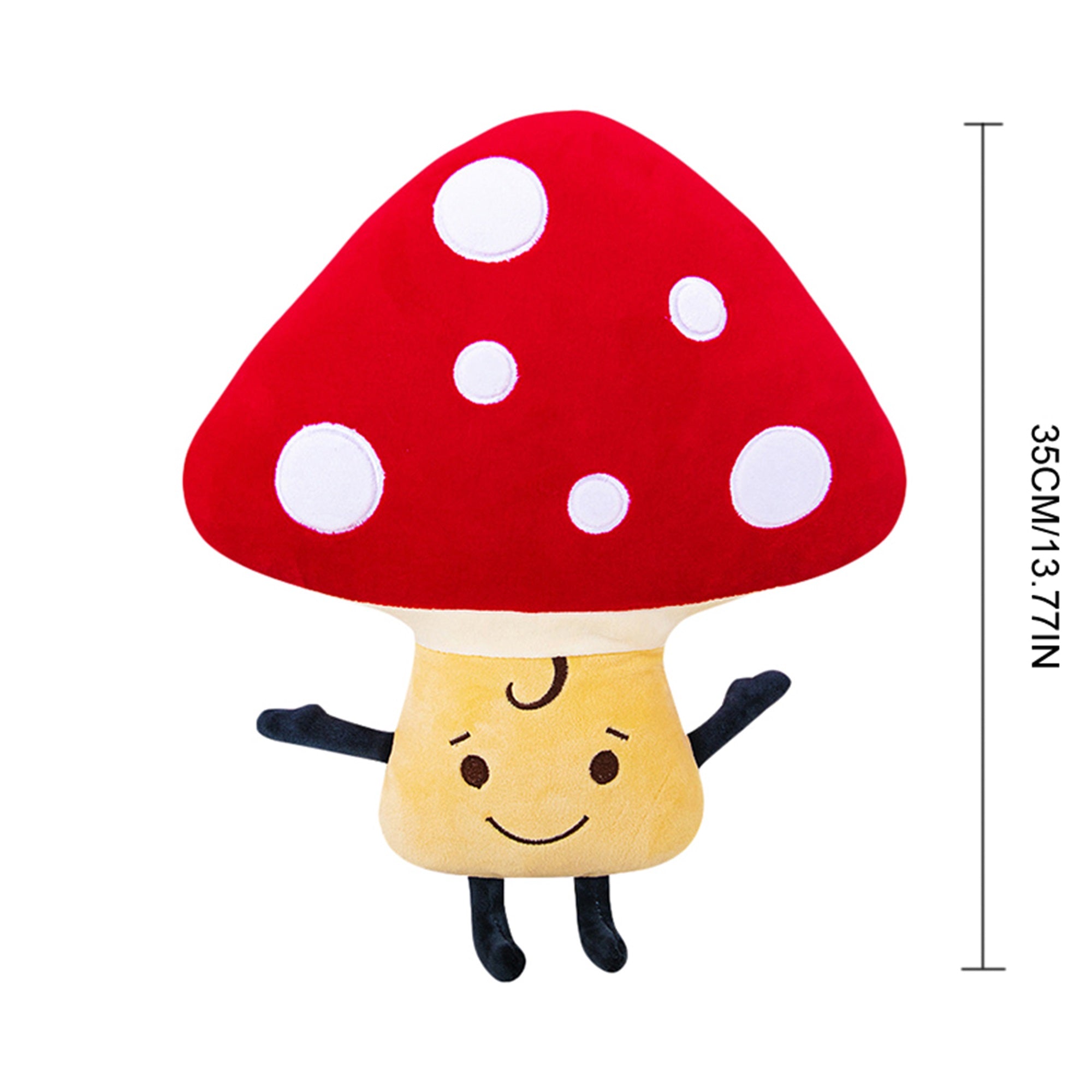 Plush Mushroom Throw Pillow Stuffed Dolls Toys B835
