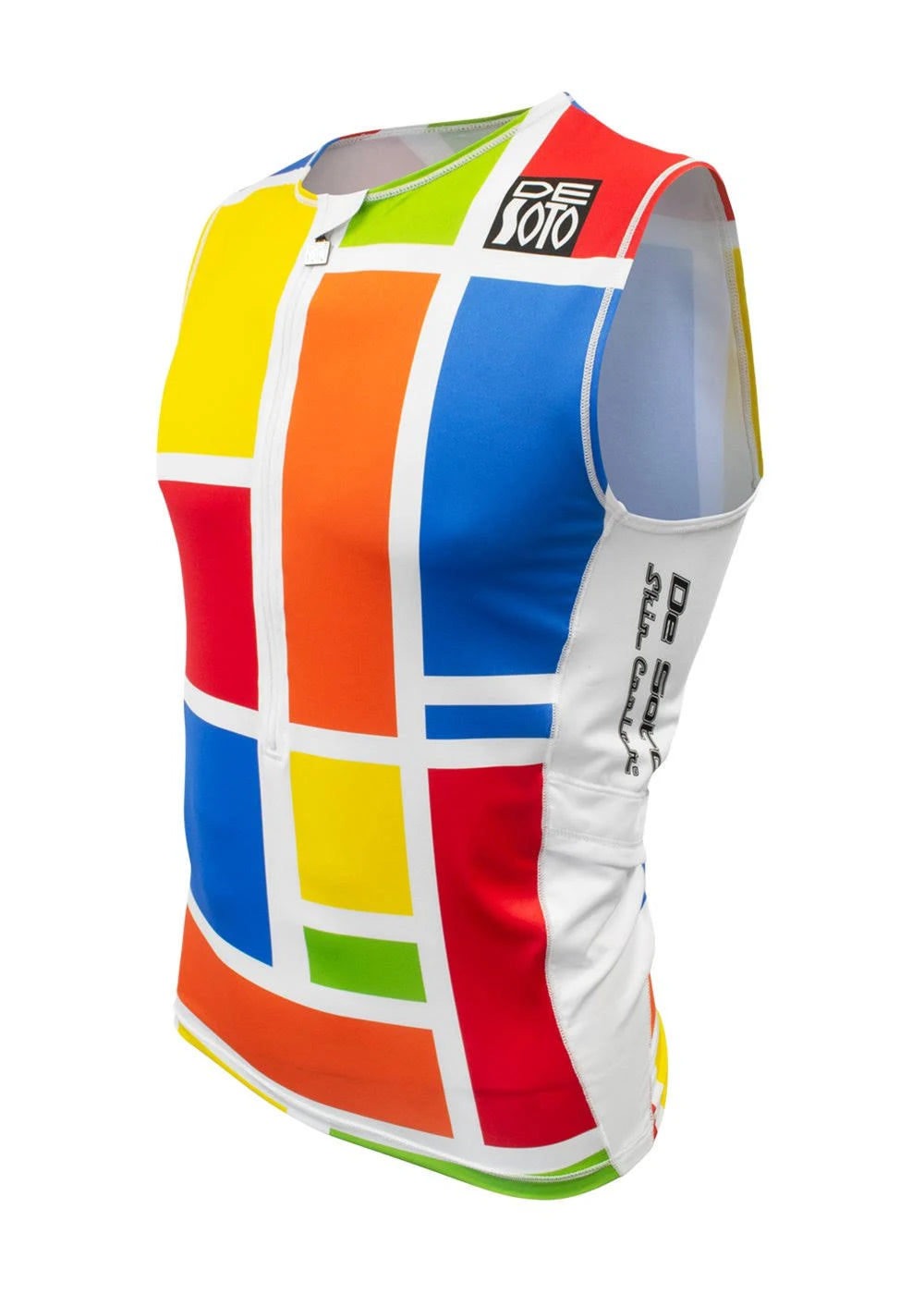 South Beach Mondrian Half Zip Tri Top S70374