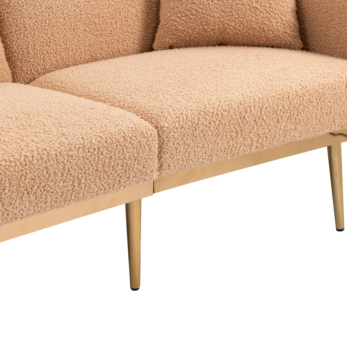 Velvet Sofa with Metal Feet O23114