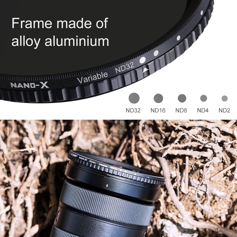 52mm Variable ND Filter ND2-ND32 Camera Lens Filter P114