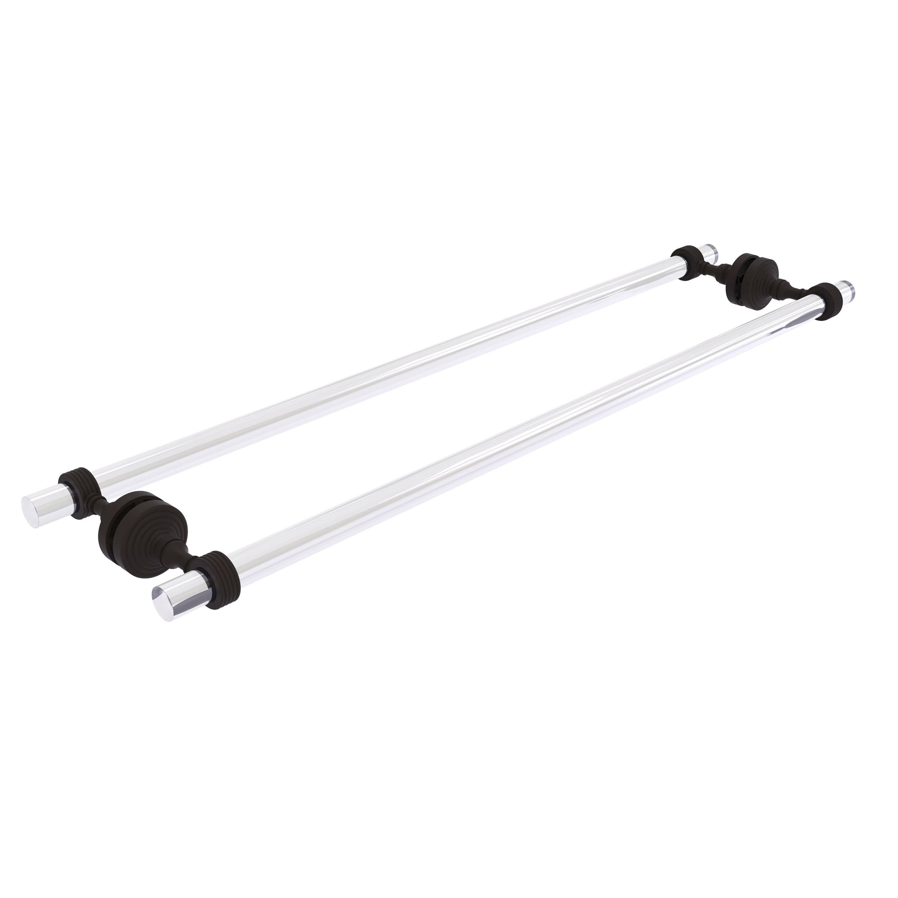 Oil Rubbed Bronze 30 inch Shower Door Towel Bar O982056