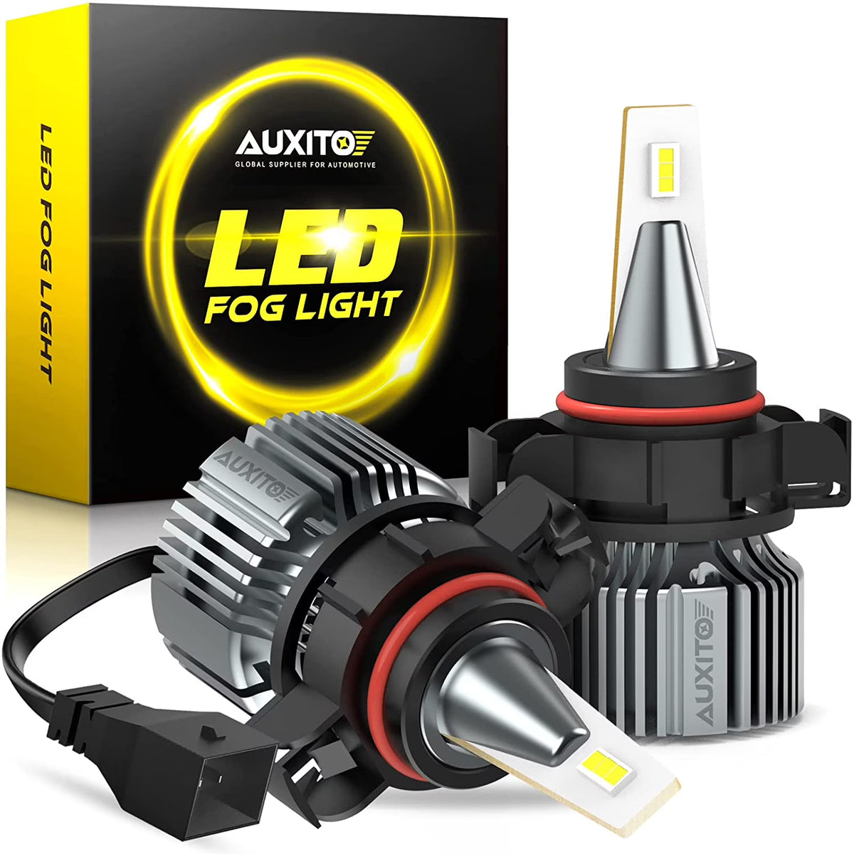 PSX24W LED Fog Light Bulbs, 6500K Cool White, Pack of 2 J2046