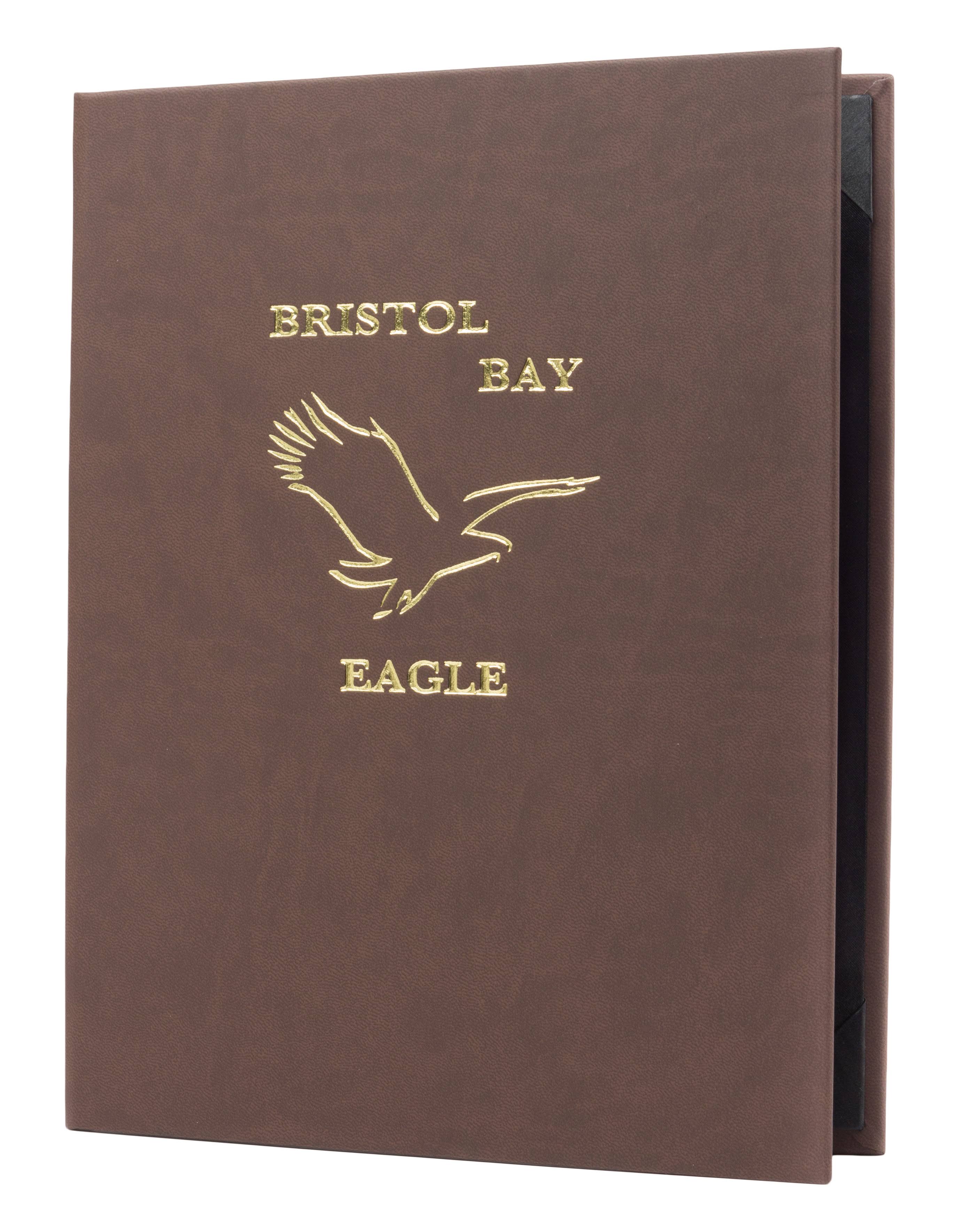 Mocha Plush Casebound Menu A5480