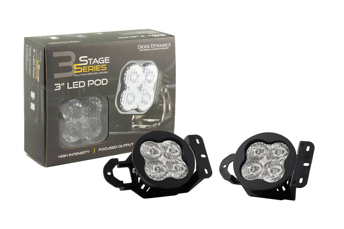 SS3 Type MS LED Fog Light Kit Pro Yellow SAE Fog Y2577