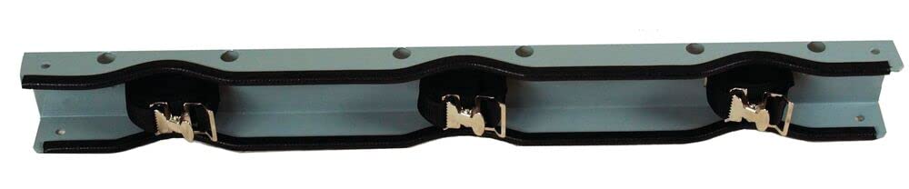 Steel Gas Cylinder Wall Bracket, Holds Three 4"-12" Cylinders, Wall Mount P510
