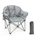 Oversized Folding Camping Chair with Cup Holder & Carry Bag W4640