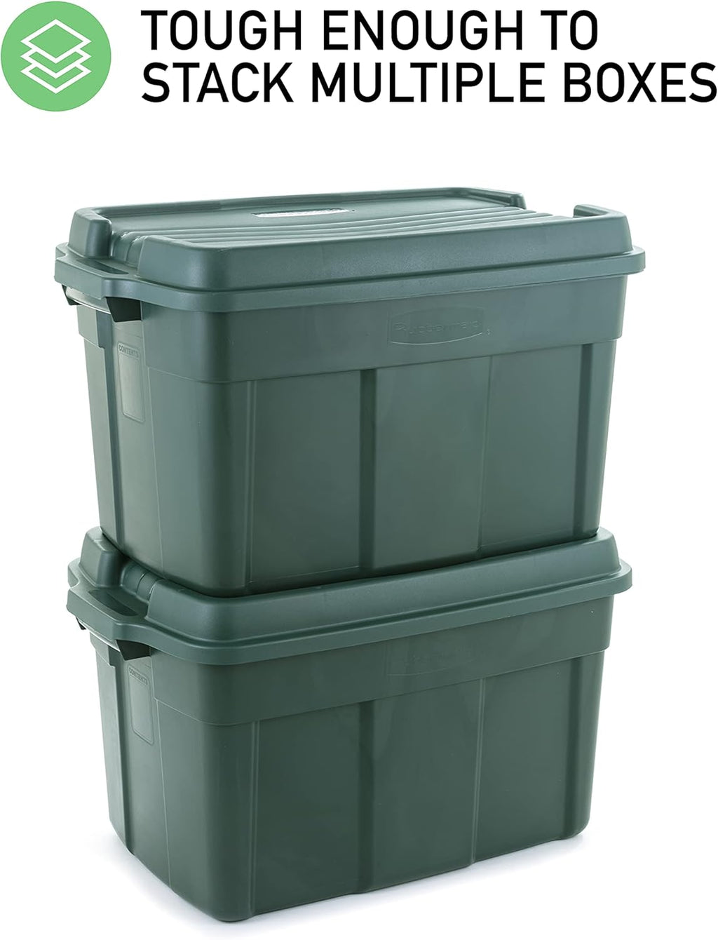 37 Gal Pack of 3 Stackable Storage Bins with Lids K6037
