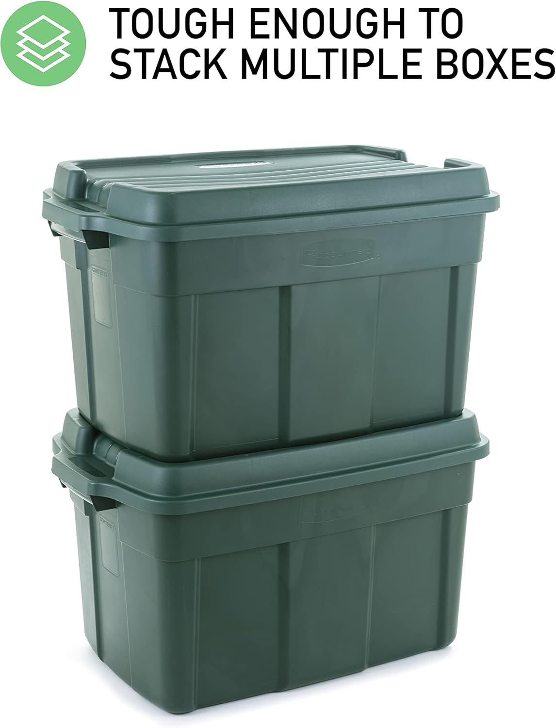 37 Gal Pack of 3 Stackable Storage Bins with Lids K6037