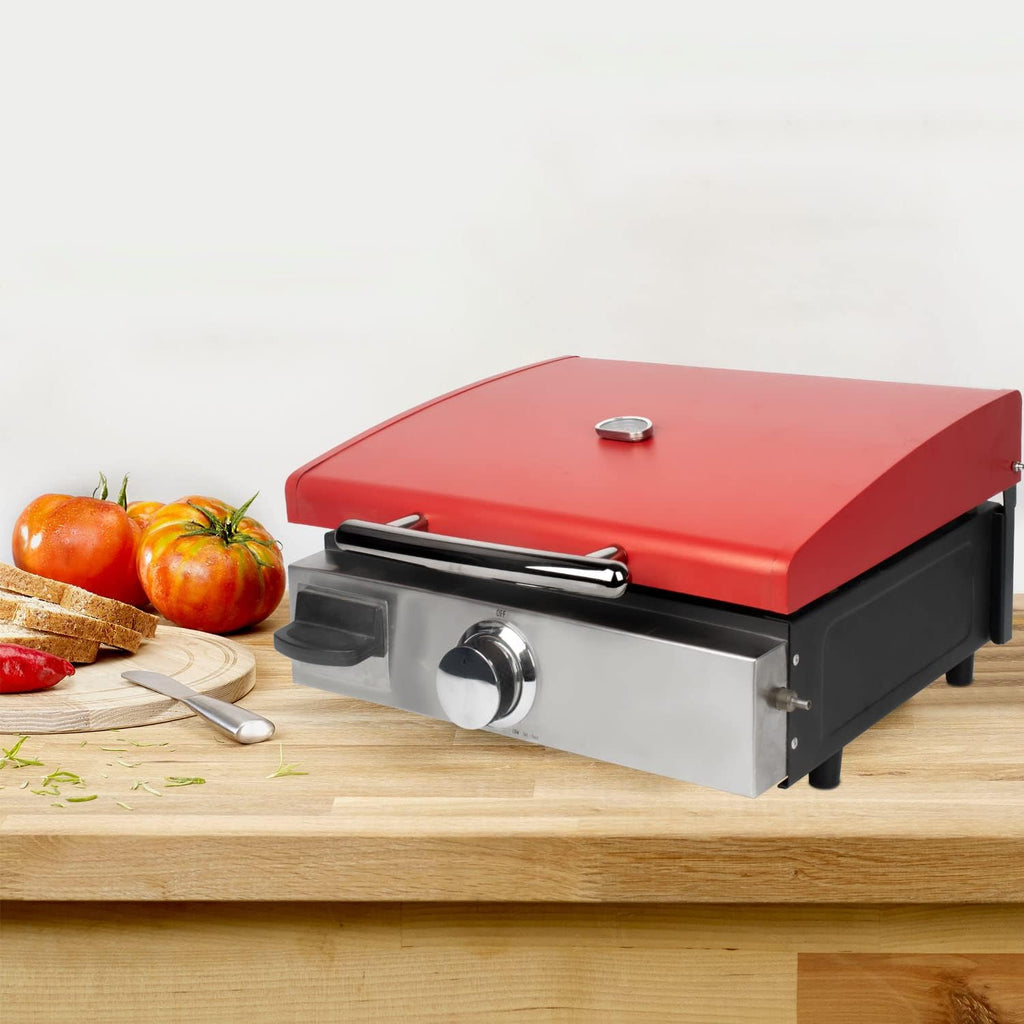 Red Pack of 2 Hard Cover Hood for 17 inch Table Top Griddle E491924