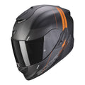 Matt black-orange Carbon Fiber Motorcycle Helmet T592120