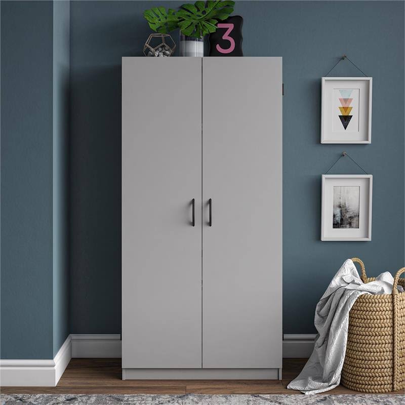 Dove Gray Storage Cabinet E78380