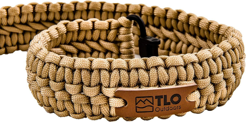 Paracord Gun Sling with Traditional Swivels, Beige G671147