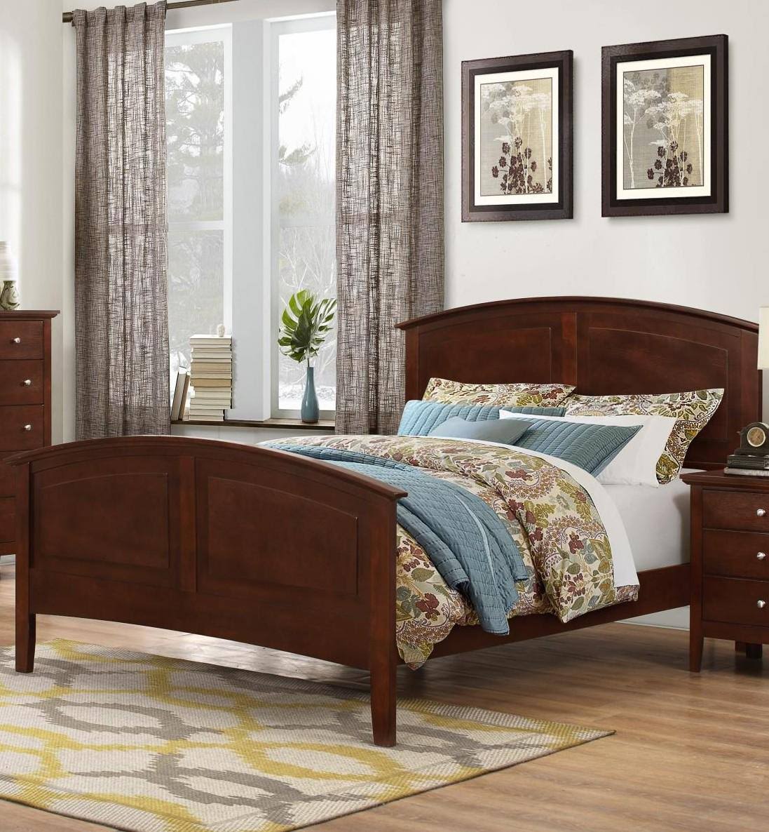 Twin Bed in White Finish U61608