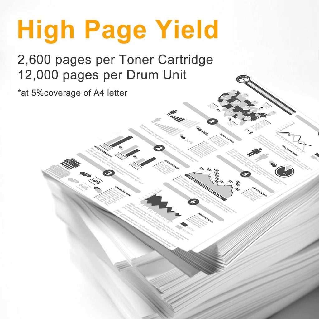 Compatible Drum Unit and Toner Cartridge Combo Pack of 2 V136885