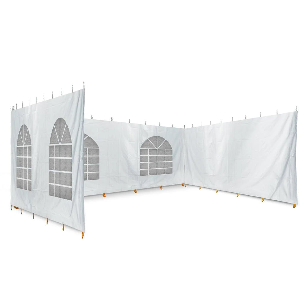 White Blockout Sidewall Kit for 8 ft Sides, 30 ft x 40 ft O78628