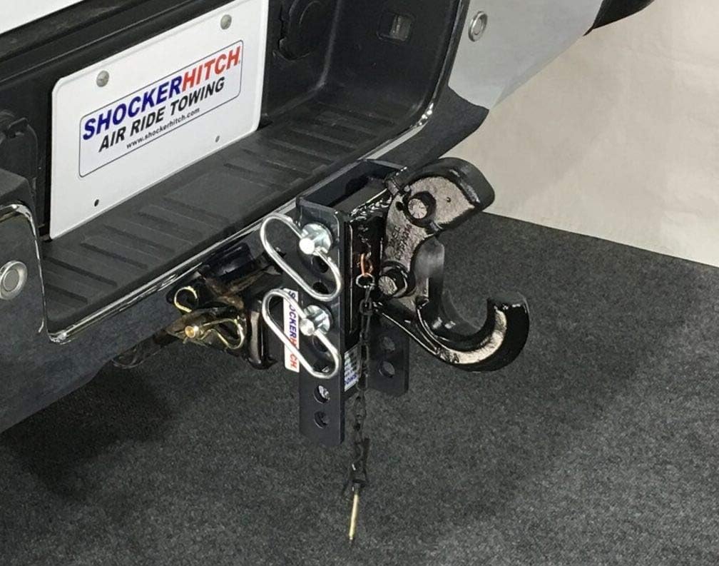 Pintle Hook Drop Ball Mount, Fits 2-1/2" Hitch H302