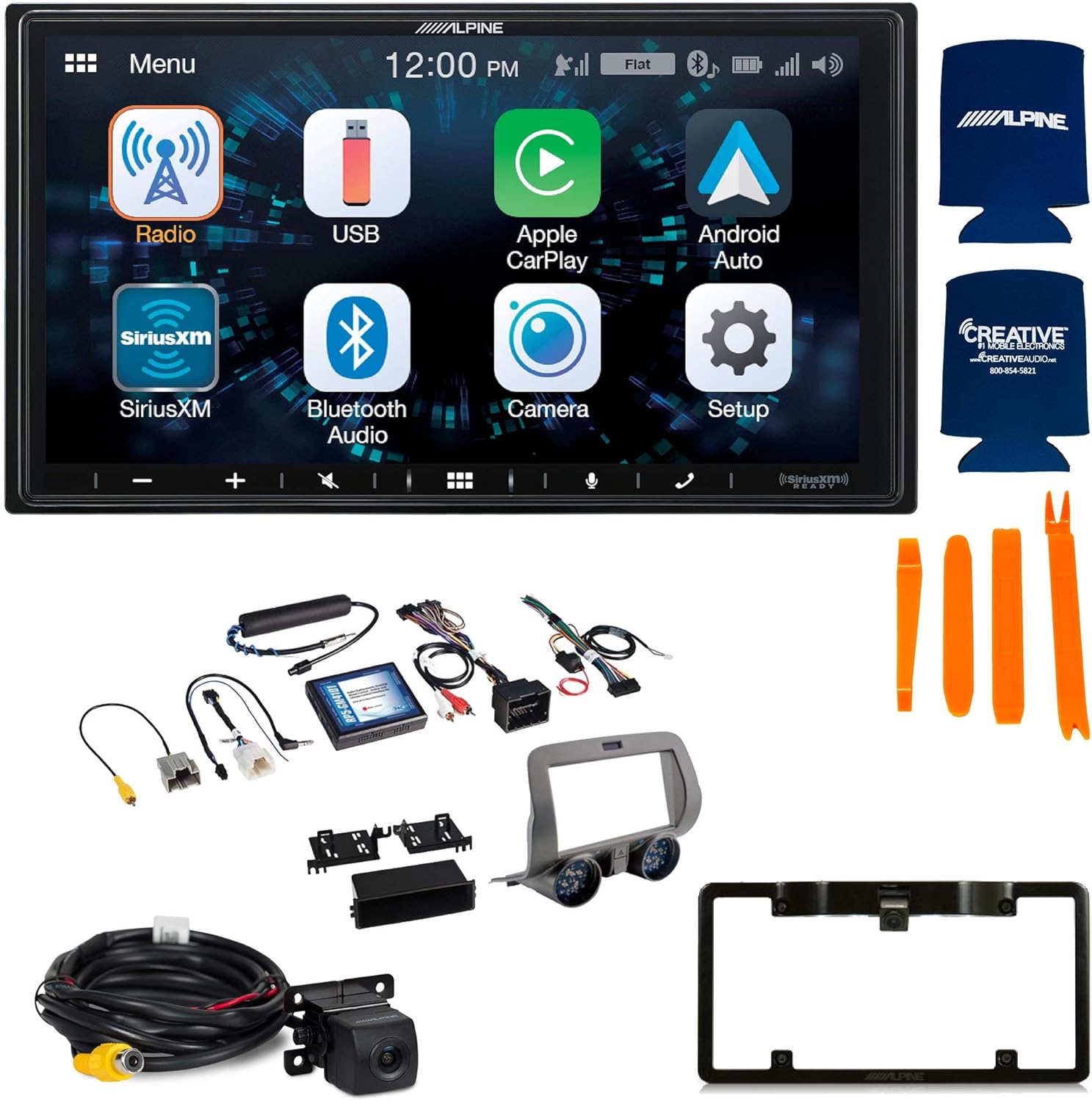 7-Inch Receiver with Backup Camera and License Plate Frame R63289