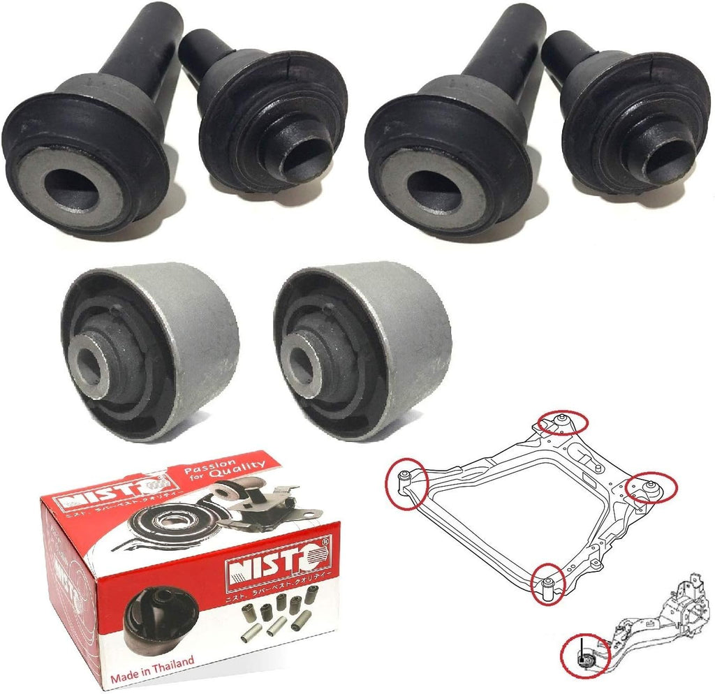 Engine Cradle Subframe Crossmember Rear Trailing Arm Bushing G249