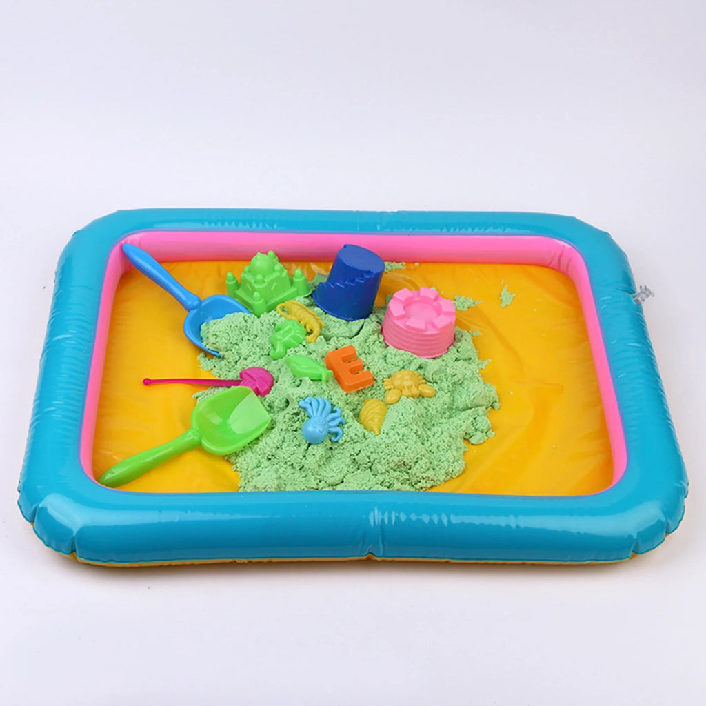 Kid Square Inflatable Sandbox Tray Play Toy S965