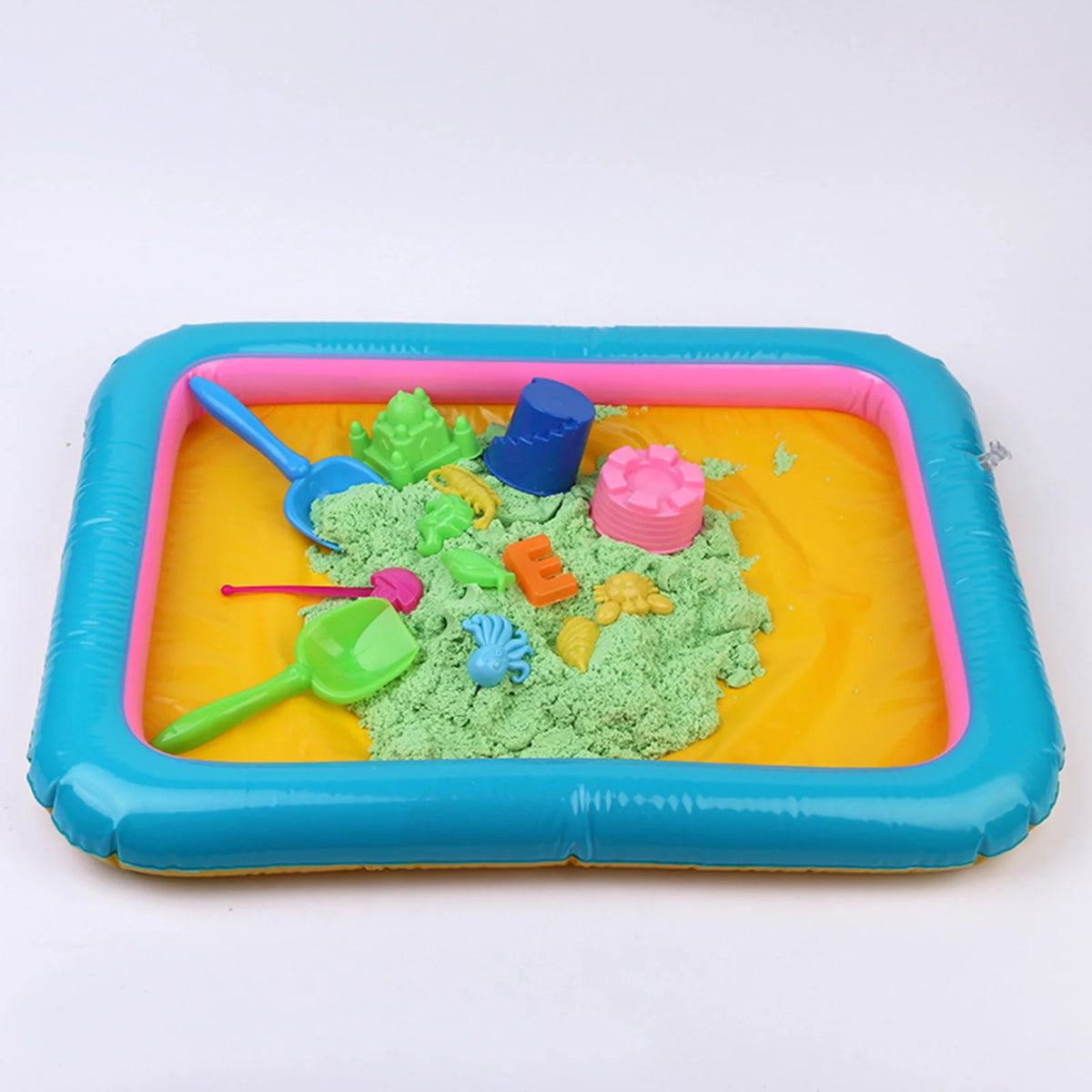 Kid Square Inflatable Sandbox Tray Play Toy S965