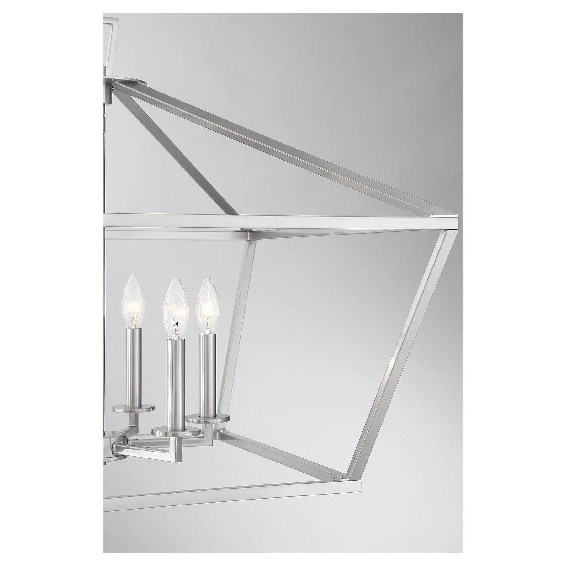 6 Light Satin Nickel Lantern W493628
