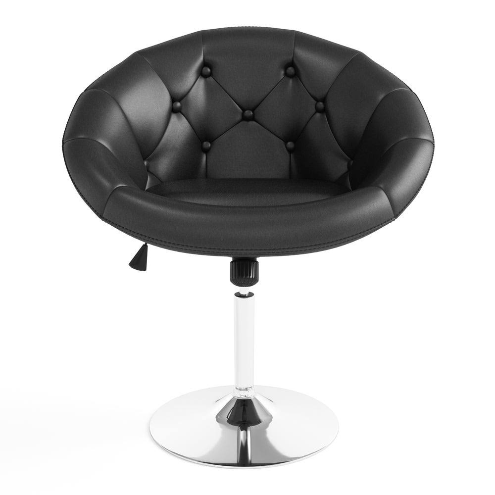 Purple Tufted Tilt Swivel Chair P446