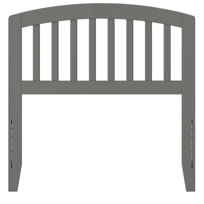 Solid Wood Spindle Twin Headboard in Gray G3705