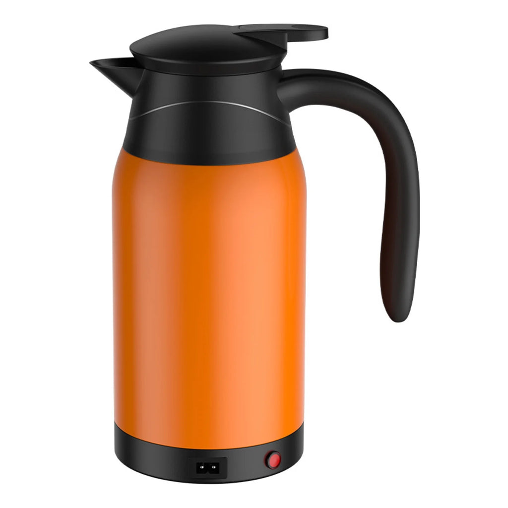 12V Portable Stainless Steel Car Electric Kettle 1000mL I1686
