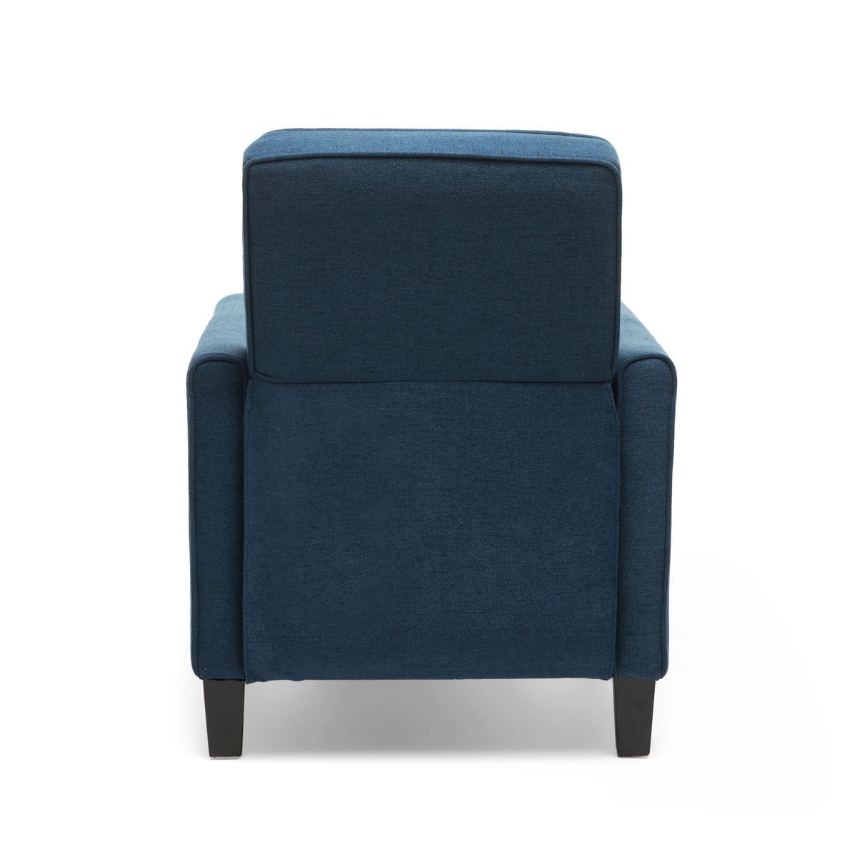 Dark Blue Fabric Recliner Club Chair Q624236