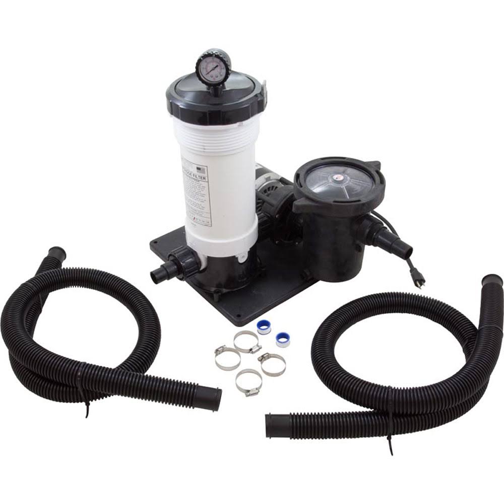 Above Ground Cartridge Filter System with 1 HP Pump T8601