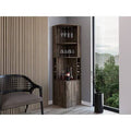 Bar Cabinet Dark Walnut U9723