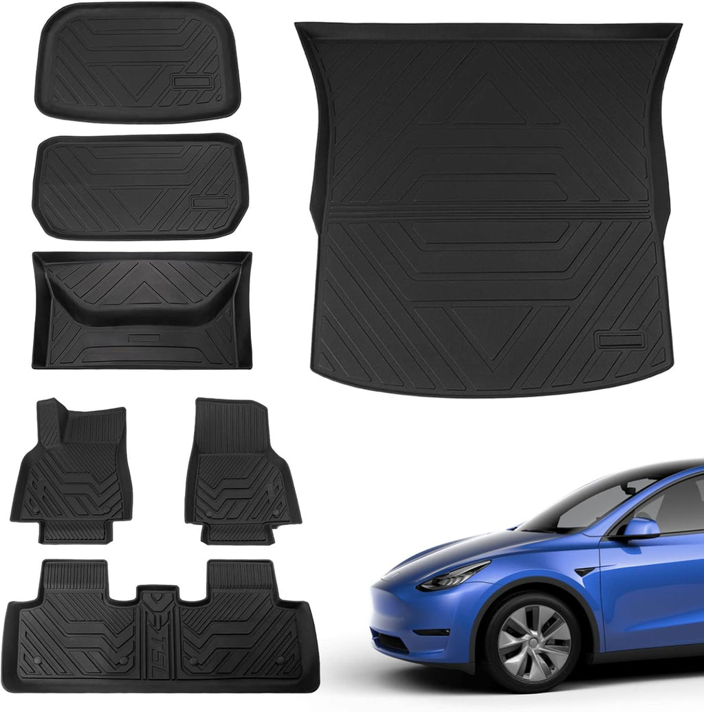 Tesla Model Y Trunk Mat Cargo Liner (A Set of Four) T325080