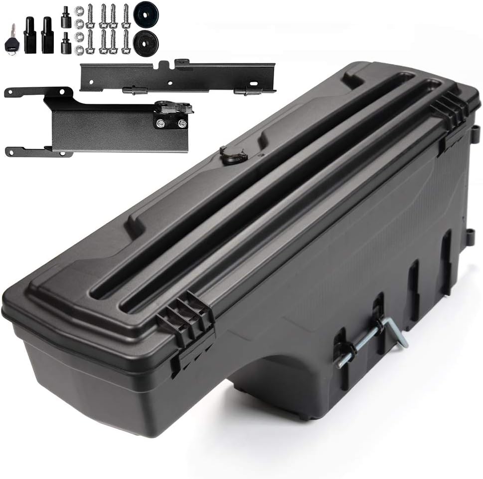 Lockable Swing Case Toolbox For Ford F150 Truck Bed I5899