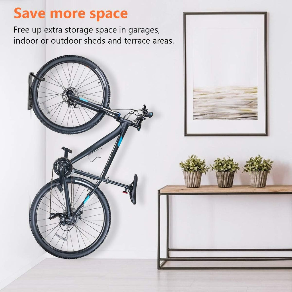 4 PCS Vertical Bike Hook Wall Mount Storage Rack J53880