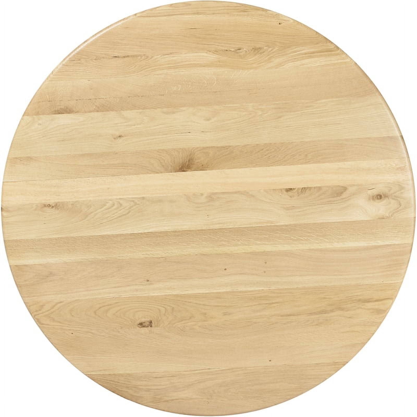 Mid-Century Wood Dining Table in White Oak/Natural Oak R343