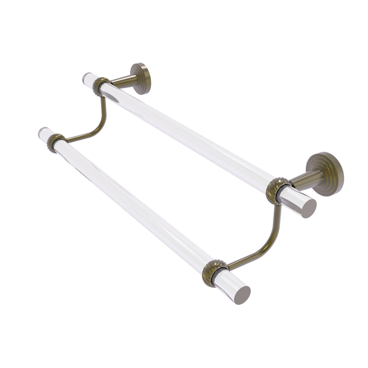 Antique Brass Double Towel Bar S933