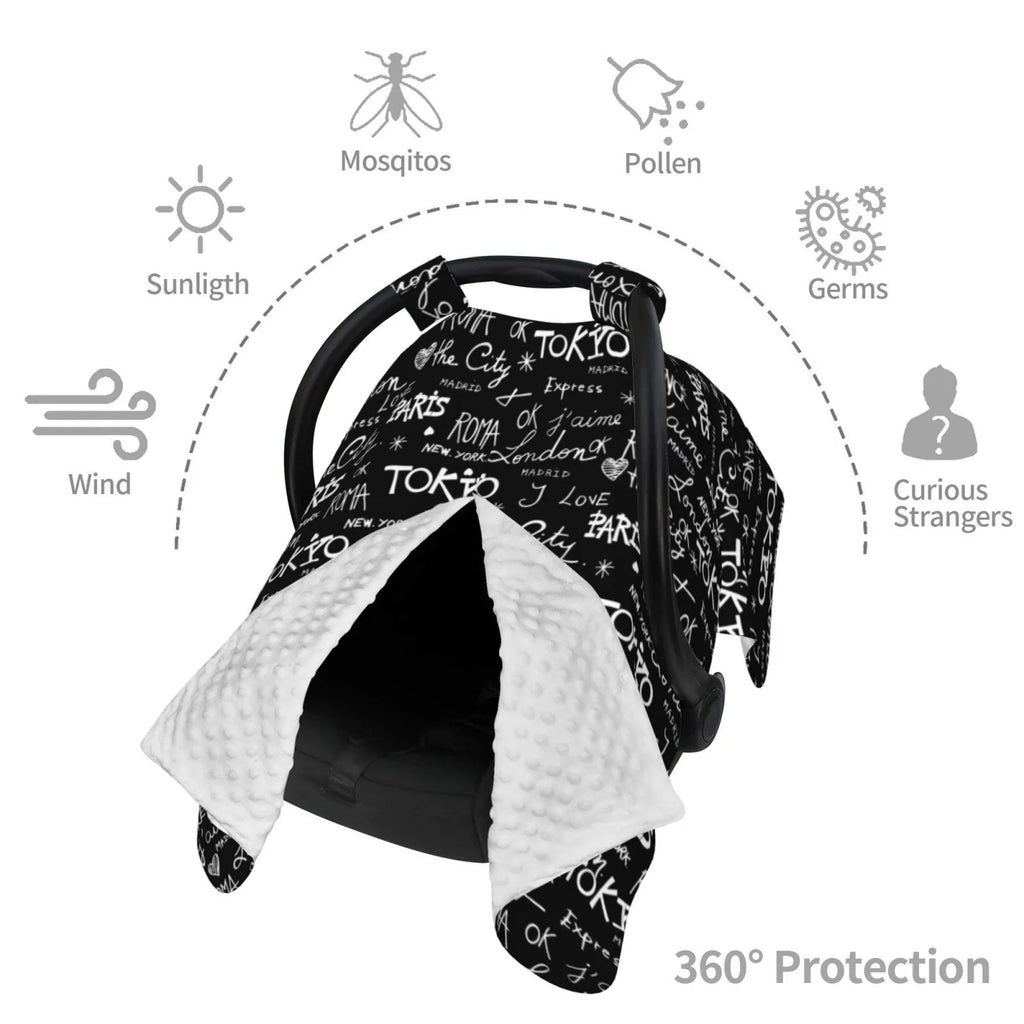 Breathable Carseat Canopy Cover B830