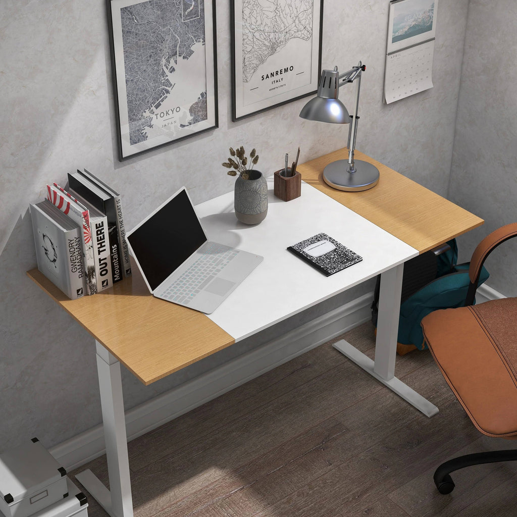 Black and White 47-Inch Desk and Chair Set Z5676