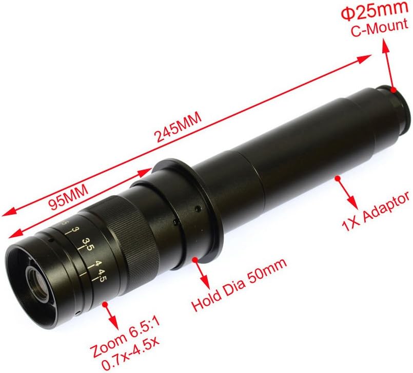 14MP HDMI USB Digital Microscope Camera Set with C-Mount Lens G4392