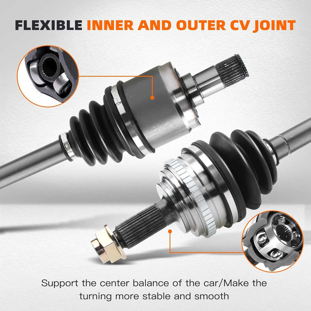 CV Axle Drive Shaft Assembly Front Left Driver Side Pack of 2 Z68106