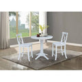 3 Piece Counter Height Extendable Solid Wood Dining Set F99988