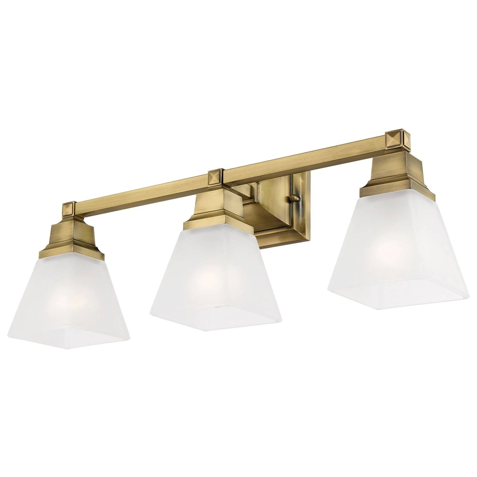 Antique Brass 3-Light Bath Light L27657