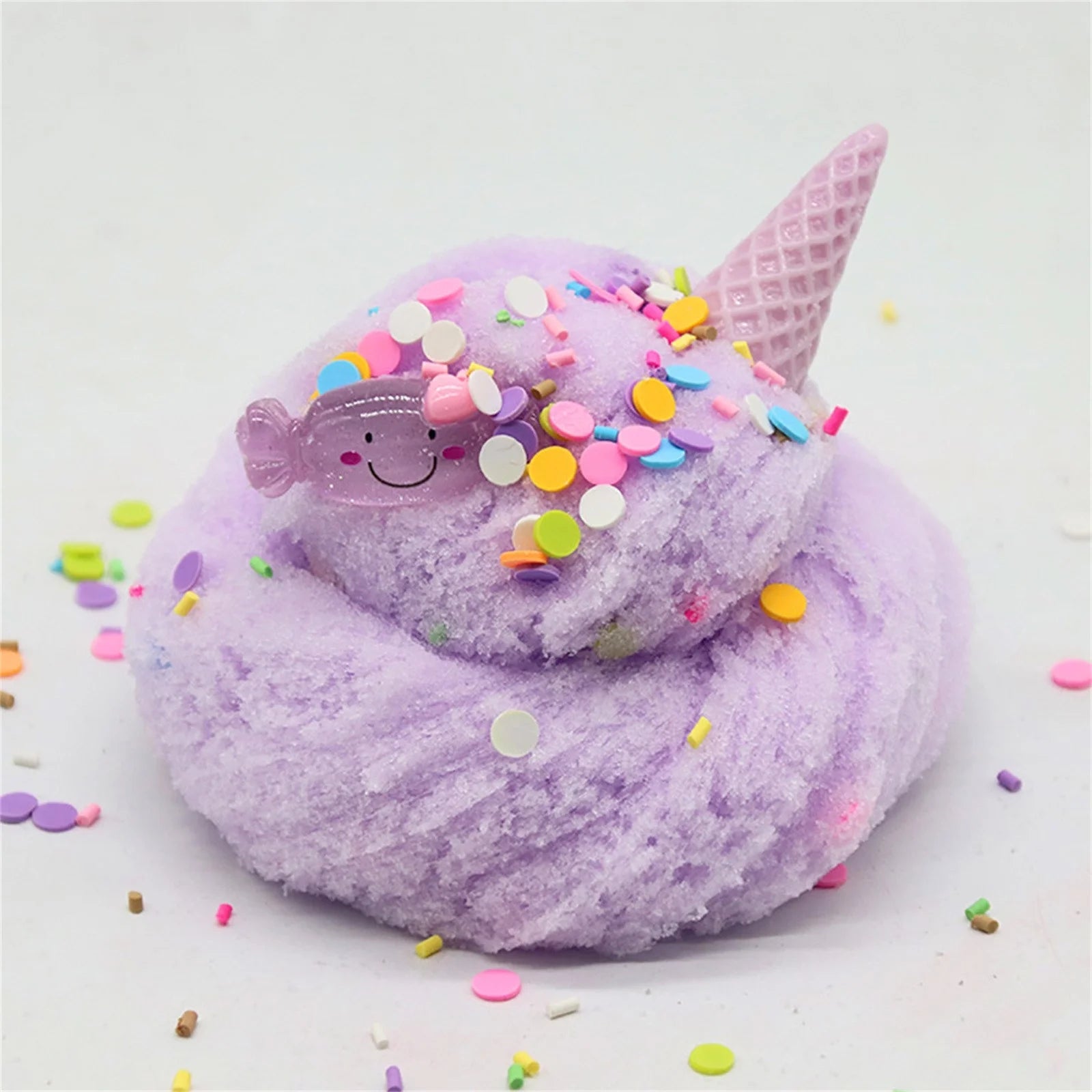 Scented Butter Slime Kit with Candy, Ice Cream, Fruit Charms Q730498