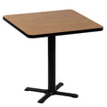 Medium Oak Square Bar and Caf Table F1025